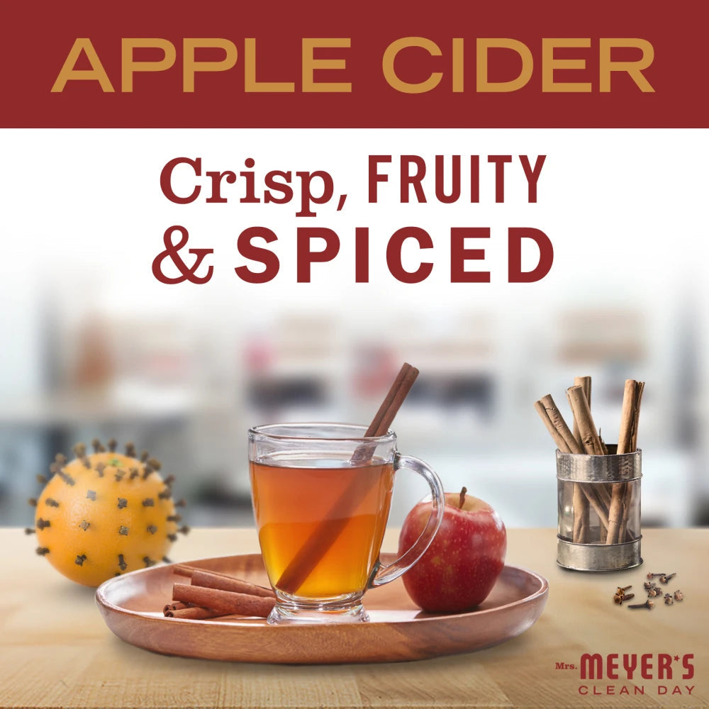 Apple Cider Small Scented Tin Candle | Mrs. Meyer's Clean Day