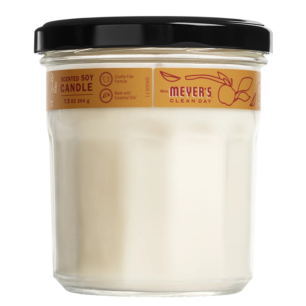 Apple Cider Large Scented Soy Candle | Mrs. Meyer's Clean Day
