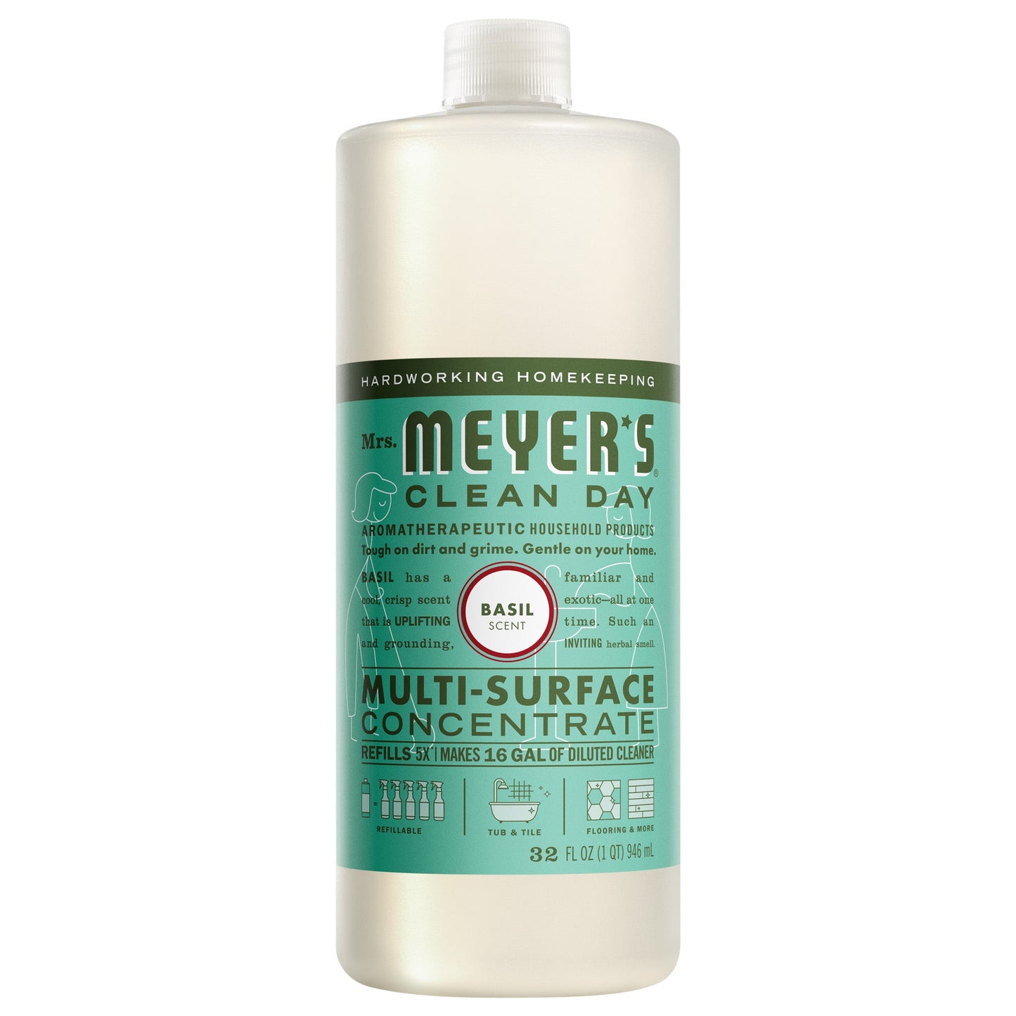 Basil Multi-Surface Concentrate Home Care | Mrs. Meyer's Clean Day