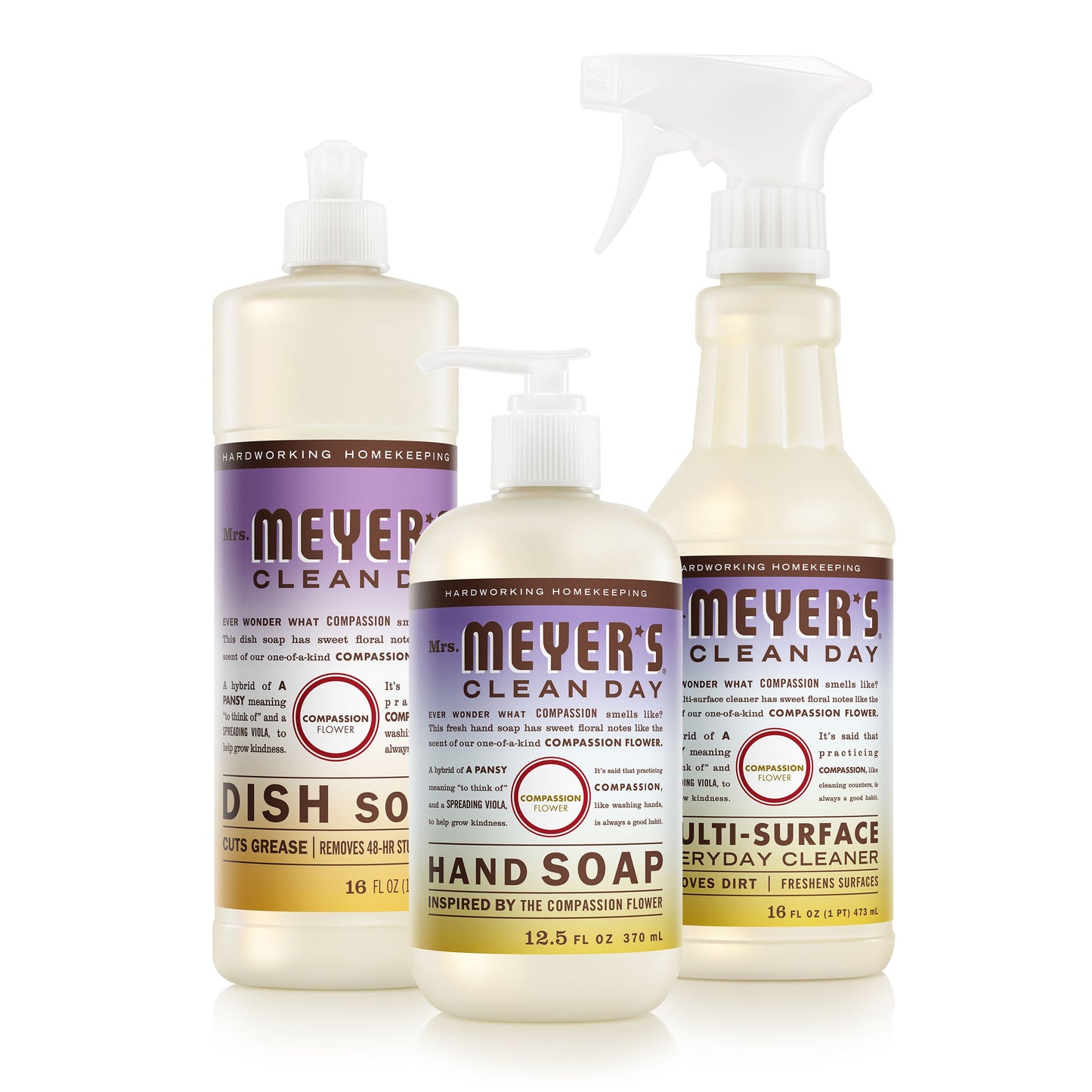 Compassion Flower Kitchen Basics Bundle | Mrs. Meyer's Clean Day