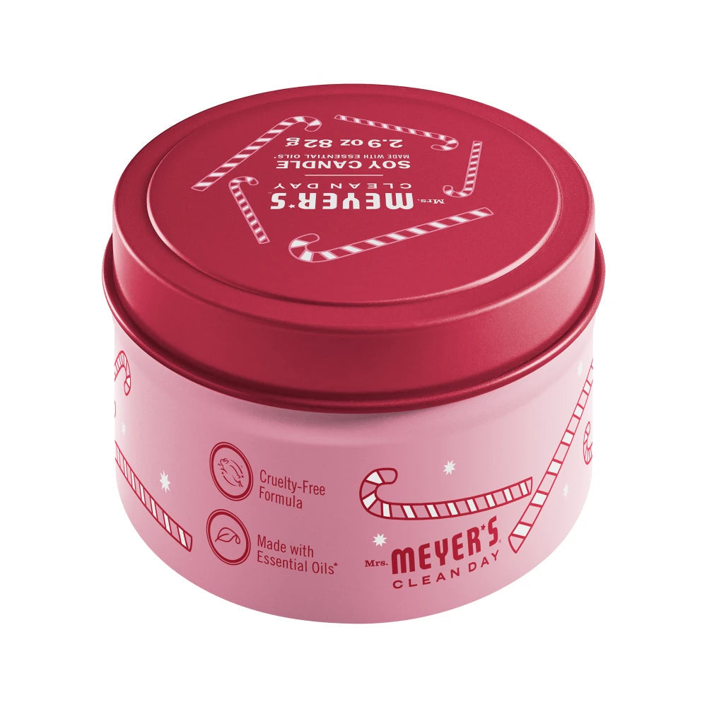 Peppermint Small Scented Tin Candle | Mrs. Meyer's Clean Day