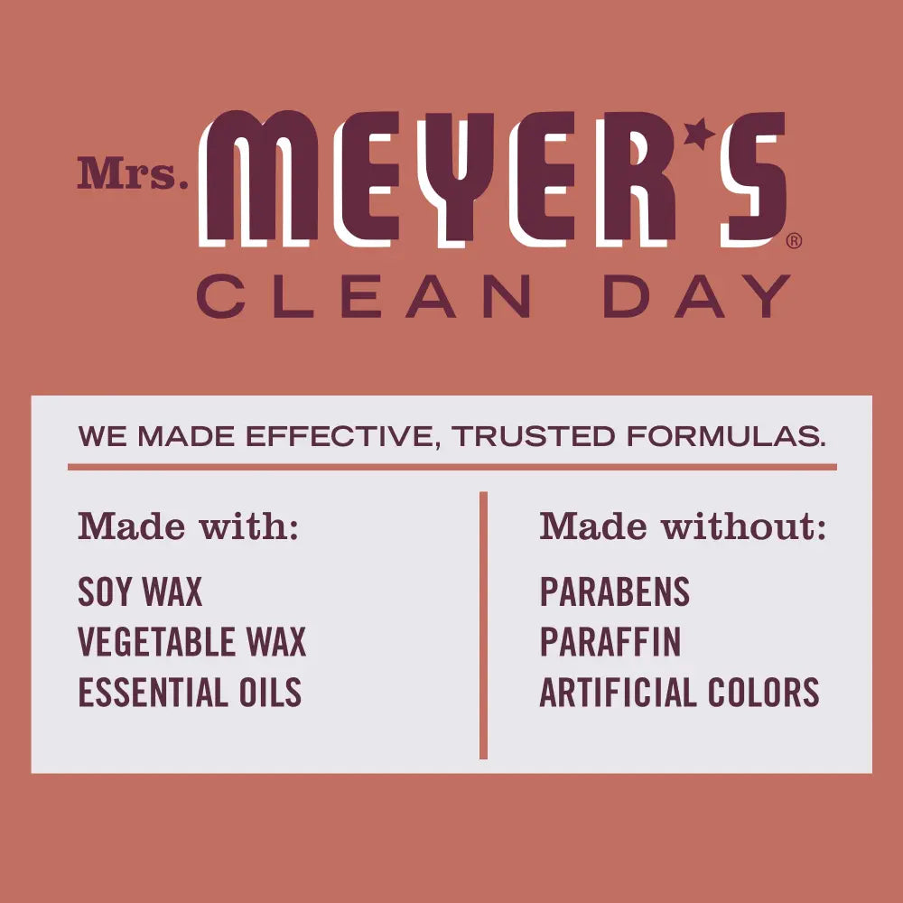 Fall Leaves Large Scented Soy Candle | Mrs. Meyer's Clean Day