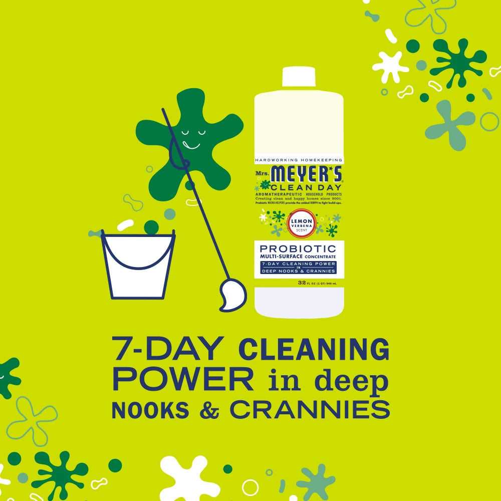 Lemon Verbena Probiotic Multi-Surface Concentrate Home Care | Mrs. Meyer's Clean Day
