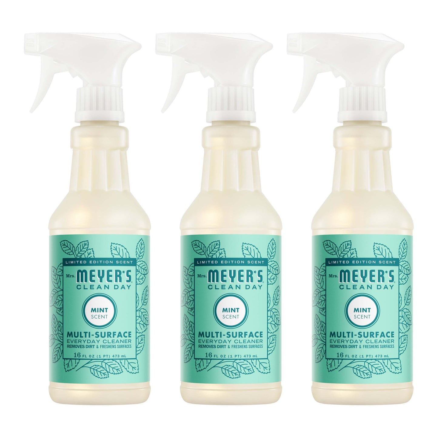 Mint Multi-Surface Cleaning Spray 3-Count Bundle | Mrs. Meyer's Clean Day