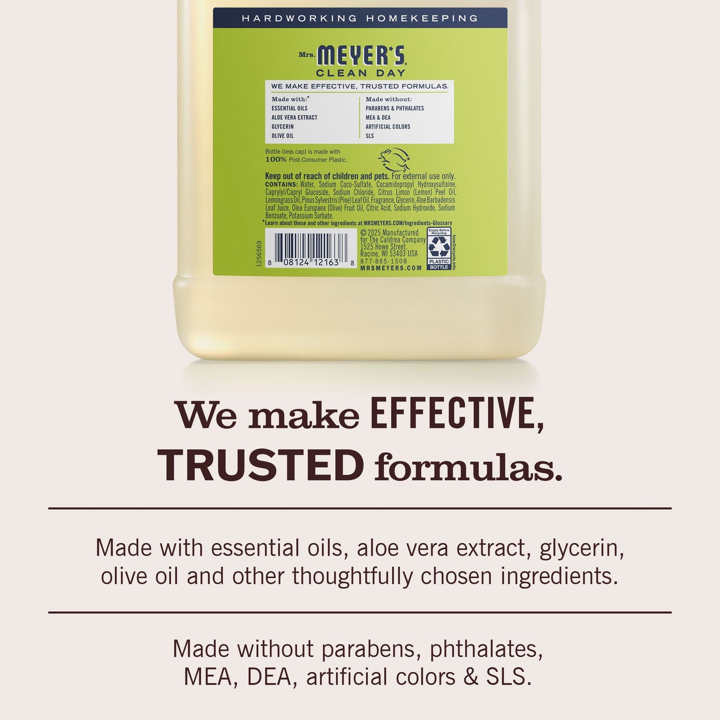 Lemon Verbena Hand Care Soap Refill | Mrs. Meyer's Clean Day