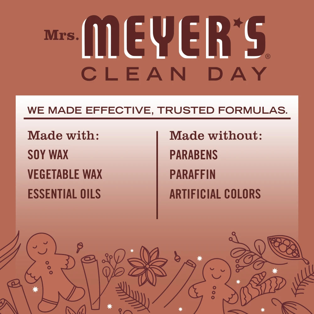 Gingerbread Small Scented Tin Candle | Mrs. Meyer's Clean Day