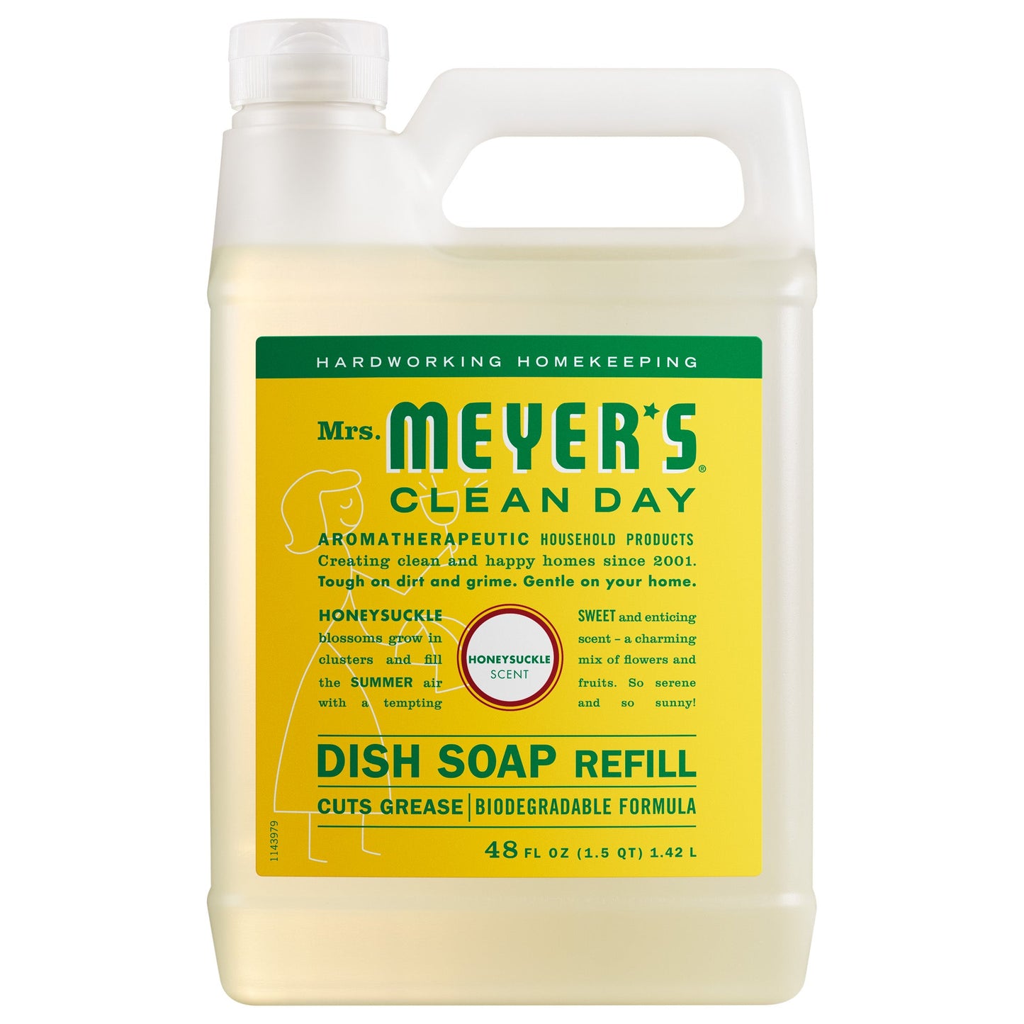 Honeysuckle Dish Soap Refill Bottle | Mrs. Meyer's Clean Day