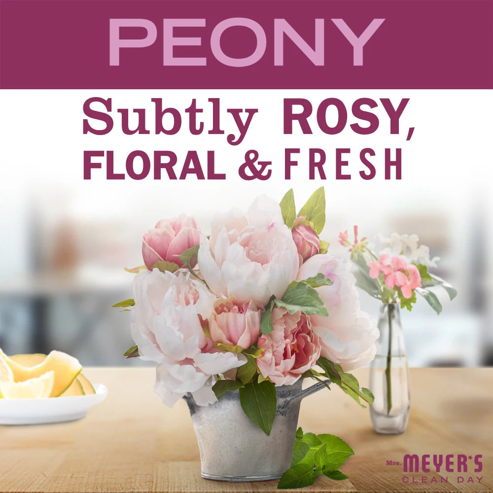 Peony Soy Candle Small Home Essential | Mrs. Meyer's Clean Day