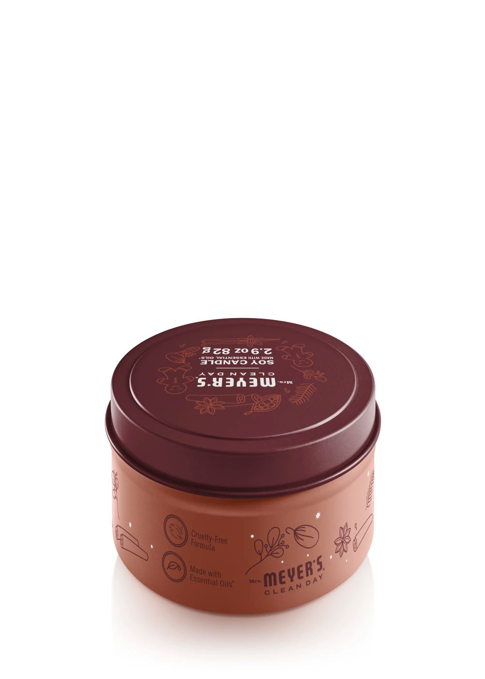 Gingerbread Small Scented Tin Candle | Mrs. Meyer's Clean Day