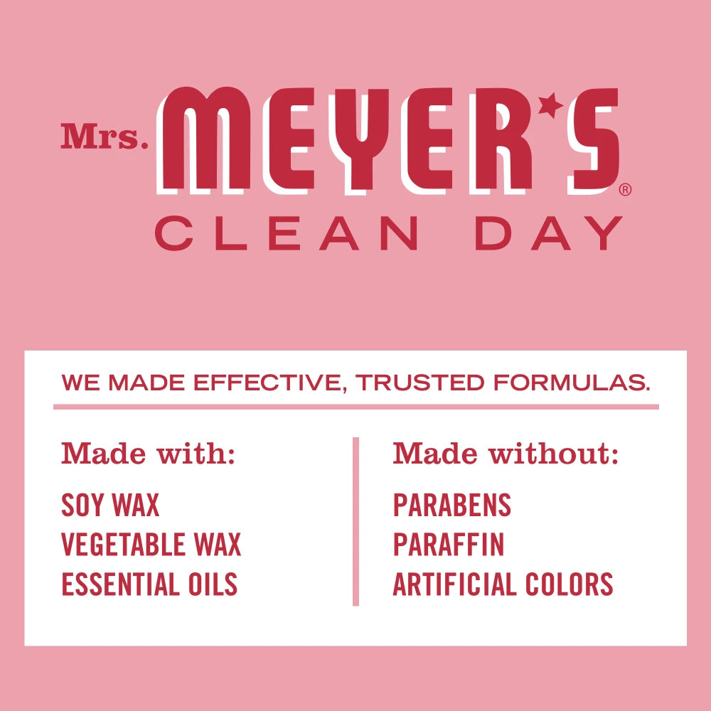 Peppermint Large Scented Soy Candle | Mrs. Meyer's Clean Day