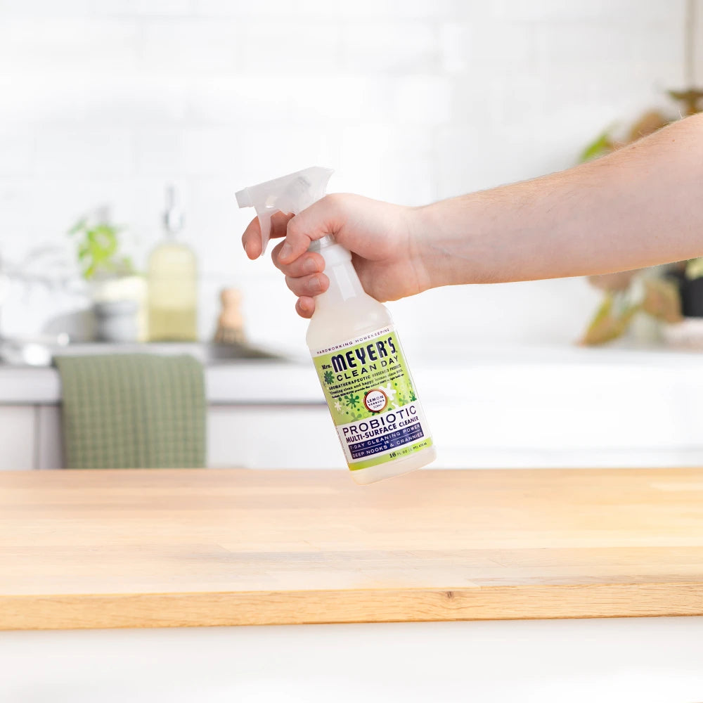 Lemon Verbena Probiotic Multi-Surface Cleaner Home Essential | Mrs. Meyer's Clean Day