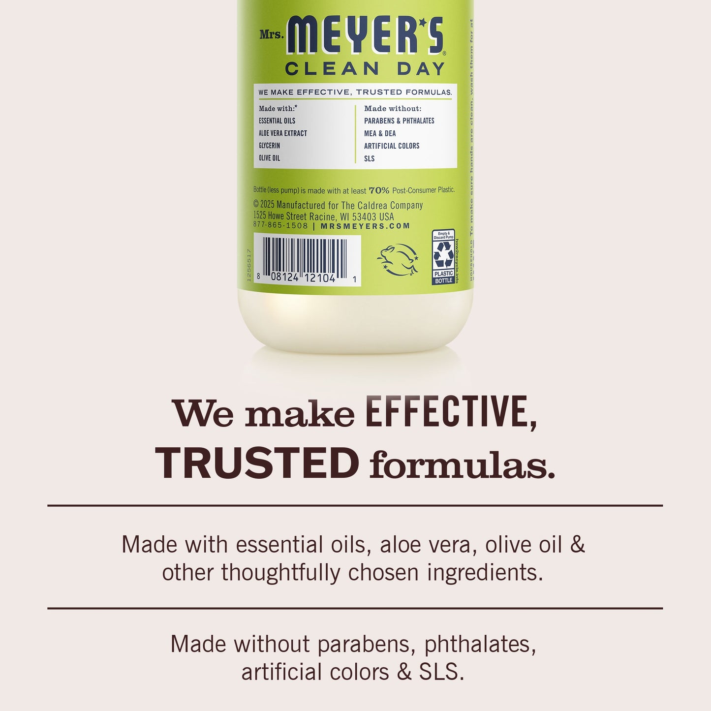Lemon Verbena Hand Care Soap | Mrs. Meyer's Clean Day