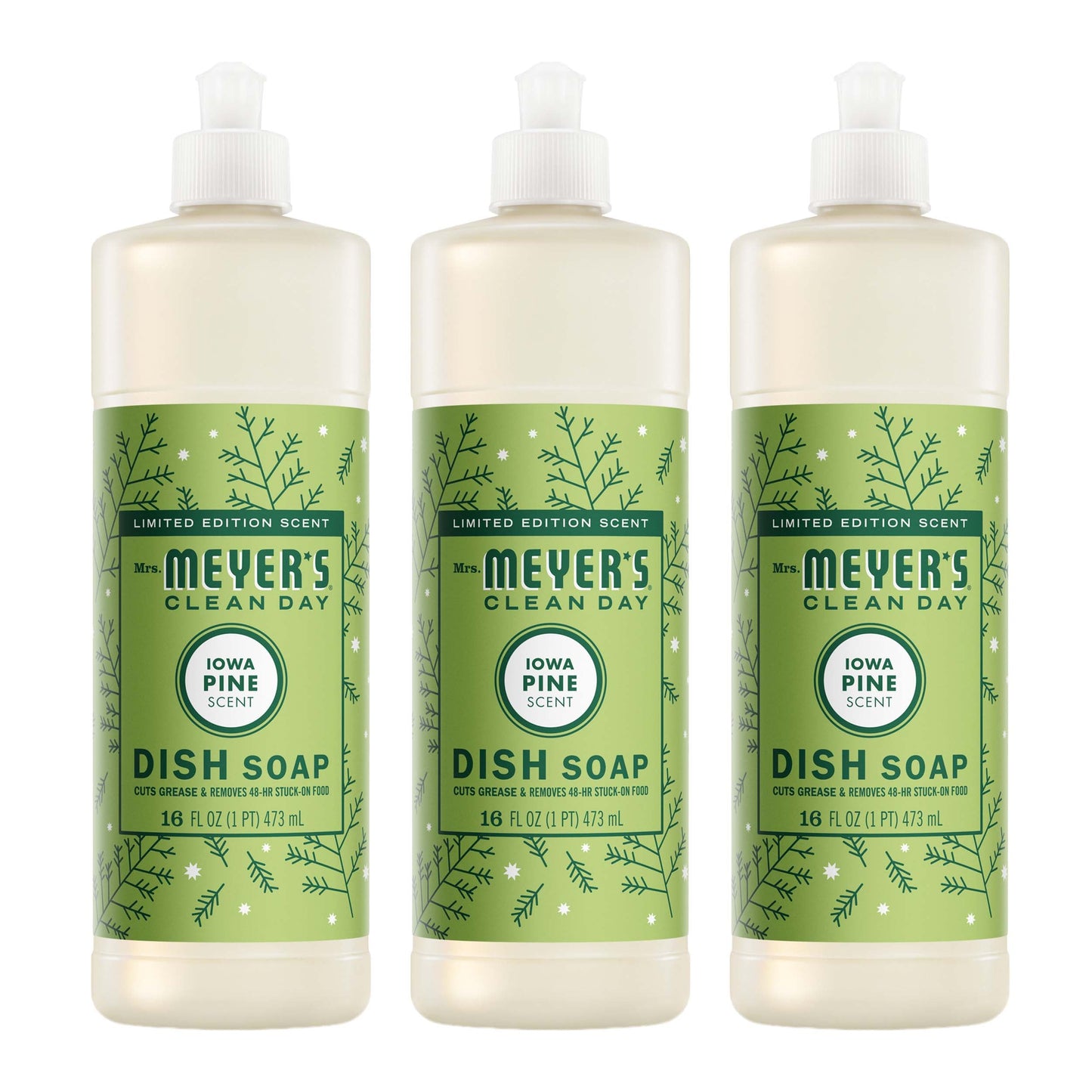 Iowa Pine Dish Soap Value 3-Count Bundle | Mrs. Meyer's Clean Day