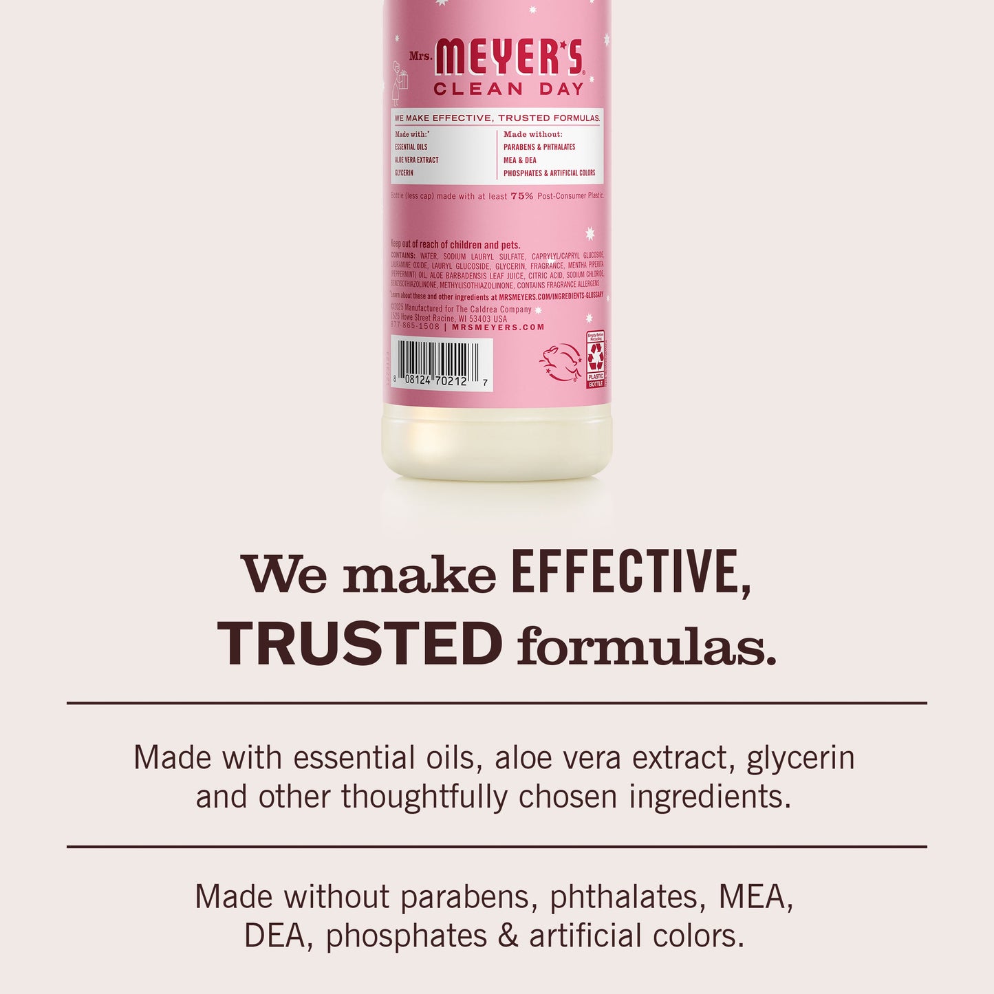 Peppermint Dish Soap Value 3-Count Bundle | Mrs. Meyer's Clean Day