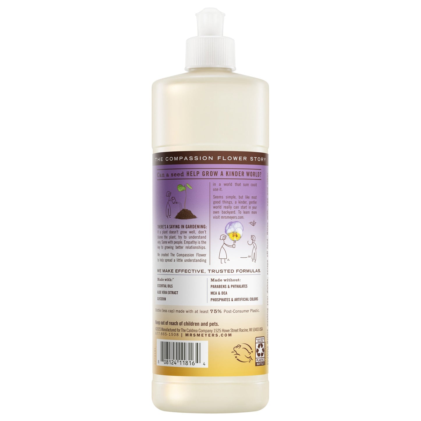 Compassion Flower Dish Soap for Kitchen Cleanup | Mrs. Meyer's Clean Day