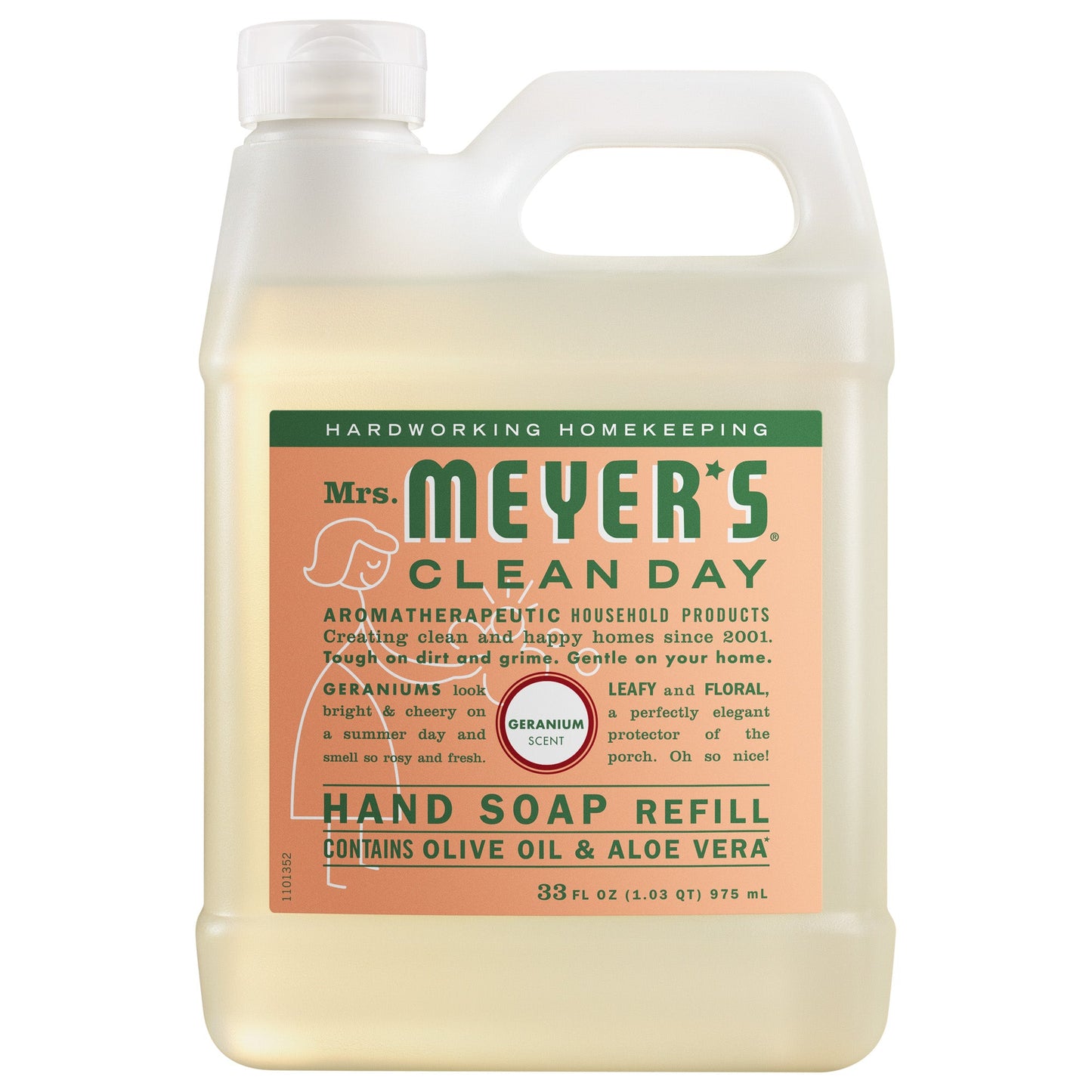 Geranium Hand Care Soap Refill | Mrs. Meyer's Clean Day