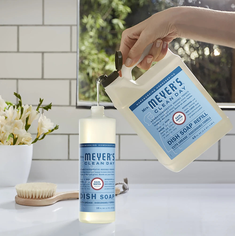 Rain Water Dish Soap Refill Bottle | Mrs. Meyer's Clean Day