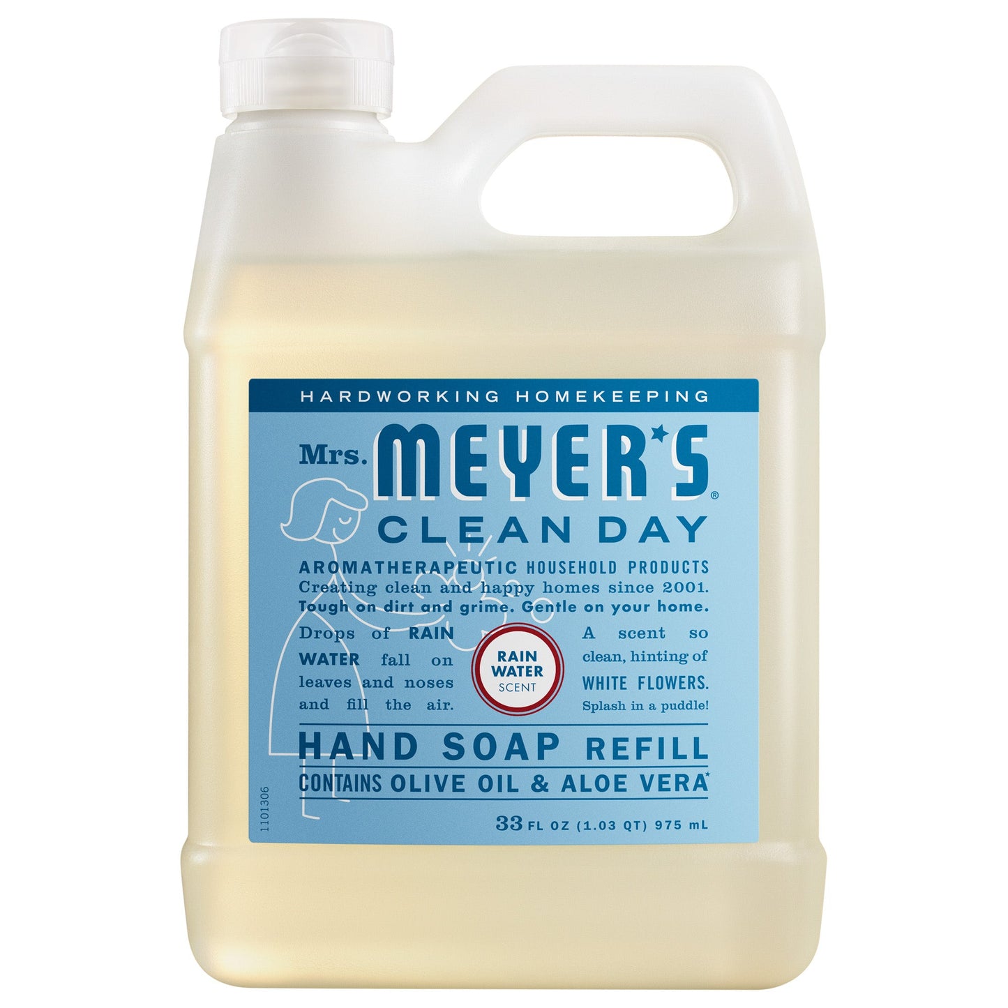 Rain Water Hand Care Soap Refill | Mrs. Meyer's Clean Day