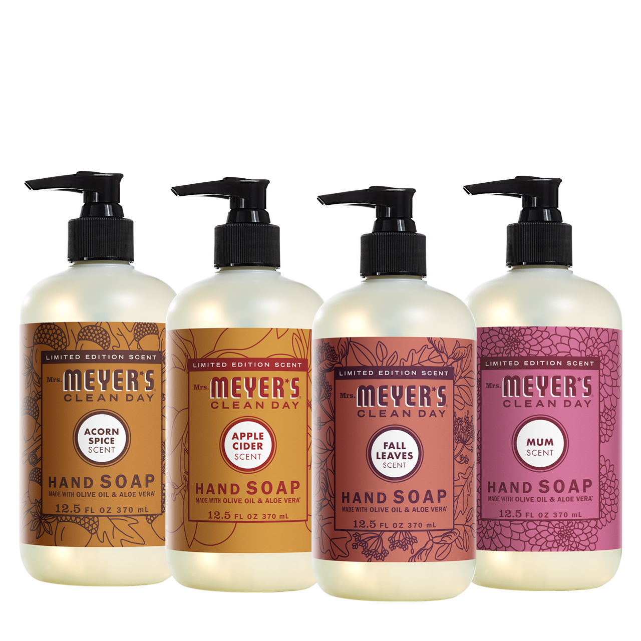 Fall Seasonal Hand Soap Home Scent Collection | Mrs. Meyer's Clean Day