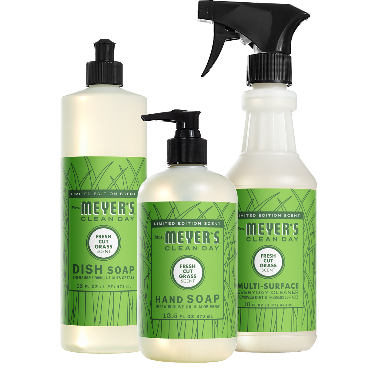 Fresh Cut Grass Kitchen Basics Bundle | Mrs. Meyer's Clean Day