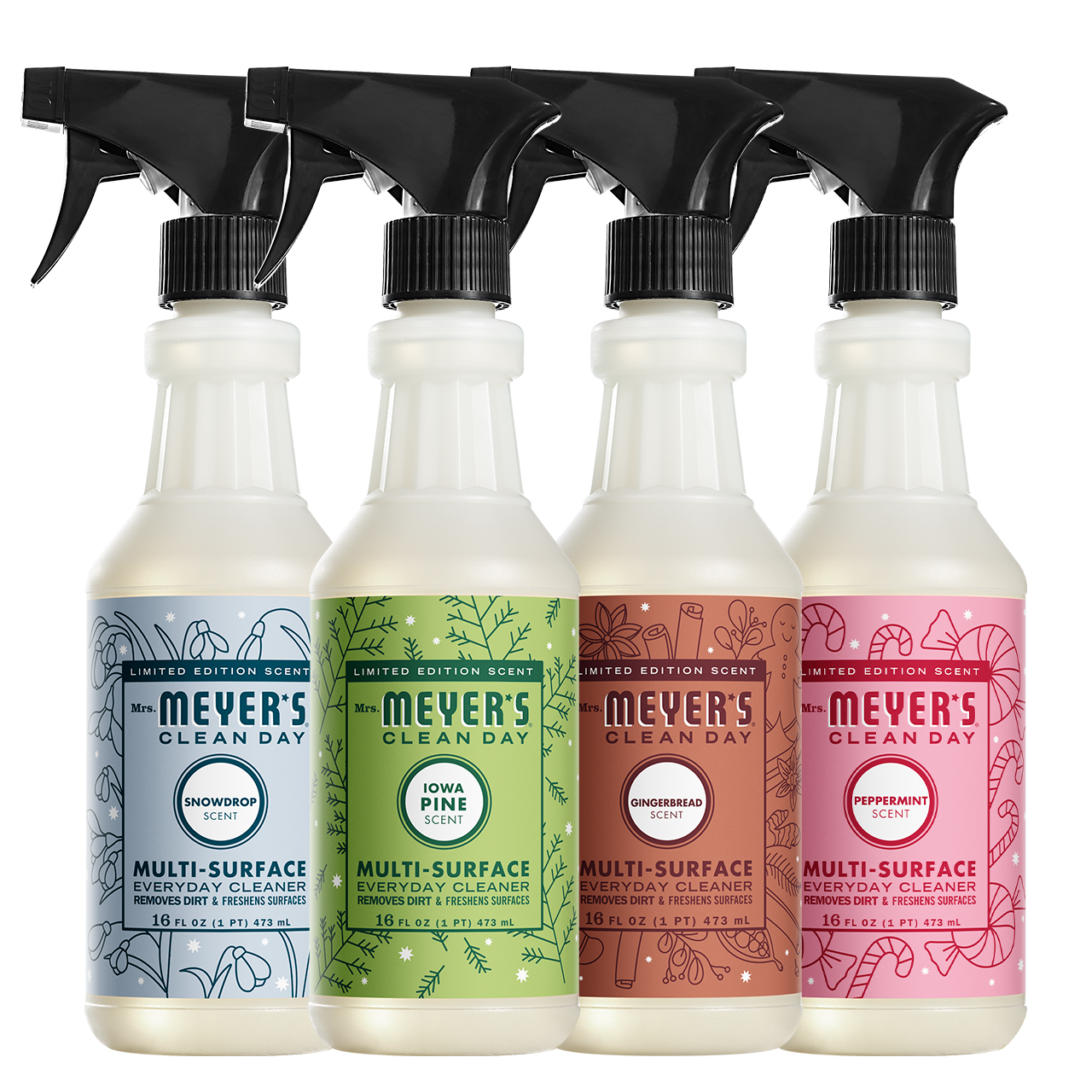 Holiday Seasonal Everyday Surface Cleaner Collection | Mrs. Meyer's Clean Day