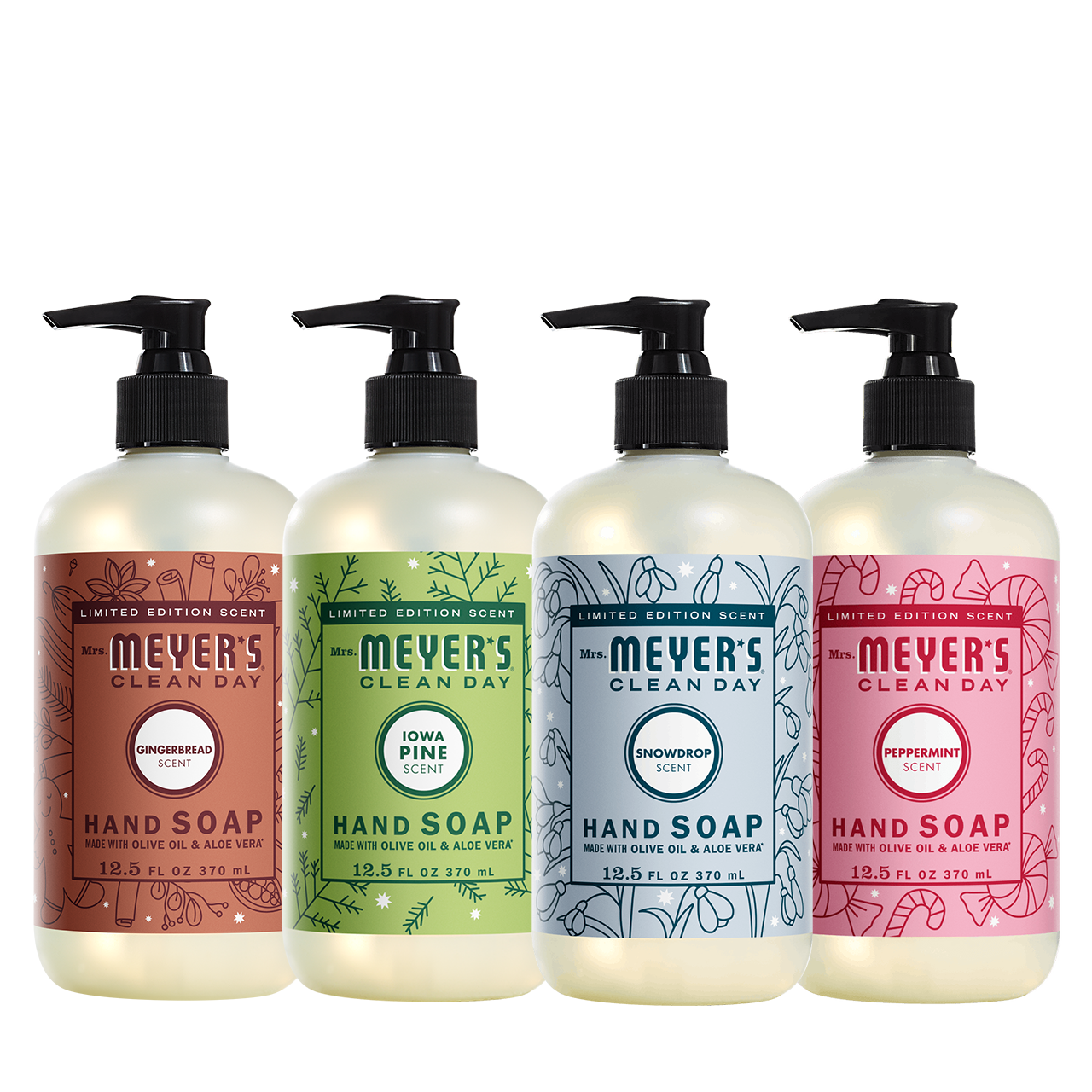Holiday Seasonal Hand Soap Home Scent Collection | Mrs. Meyer's Clean Day