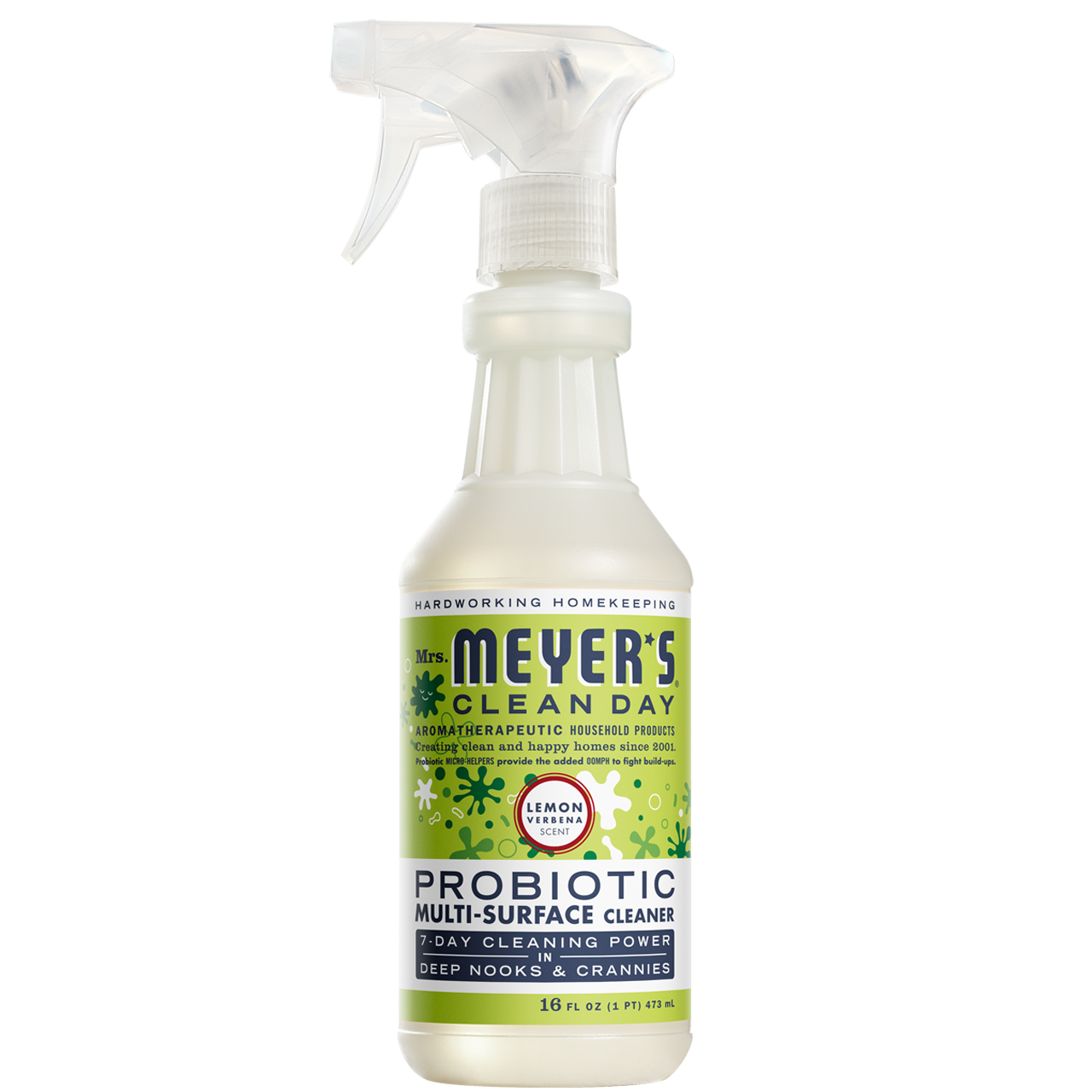 Lemon Verbena Probiotic Multi-Surface Cleaner Home Essential | Mrs. Meyer's Clean Day