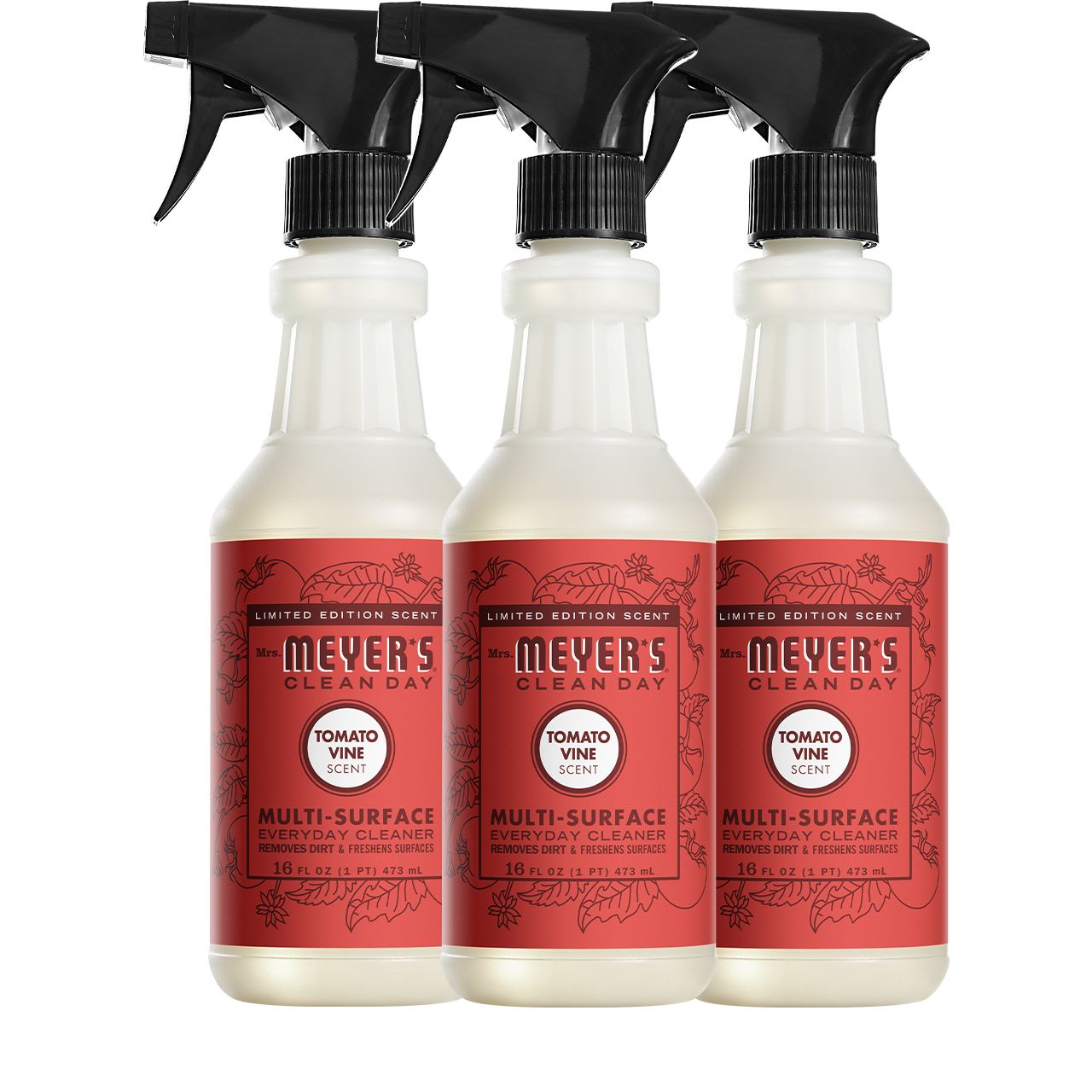 Tomato Vine Multi-Surface Cleaning Spray 3-Count Bundle | Mrs. Meyer's Clean Day