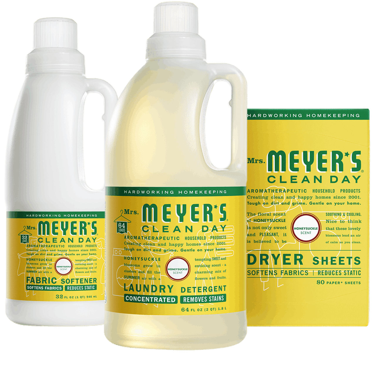 Honeysuckle Laundry Set Gift-Ready | Mrs. Meyer's Clean Day