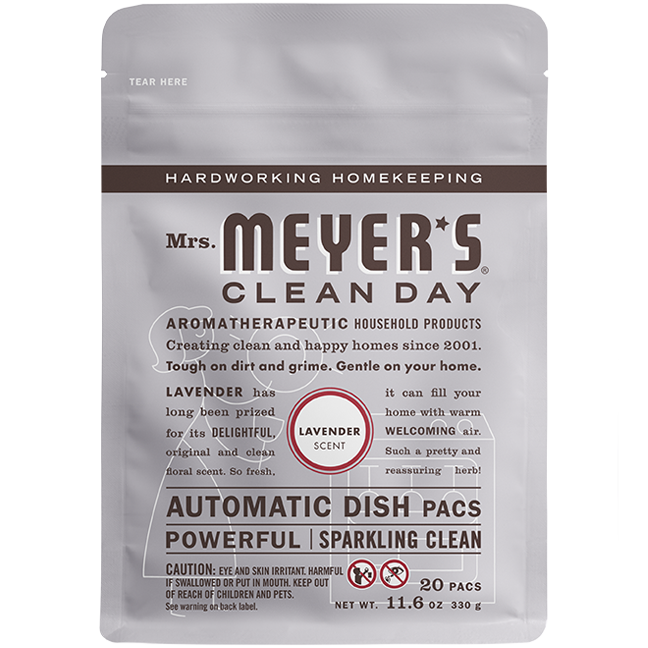 Lavender Automatic Dish Packs Home Care | Mrs. Meyer's Clean Day