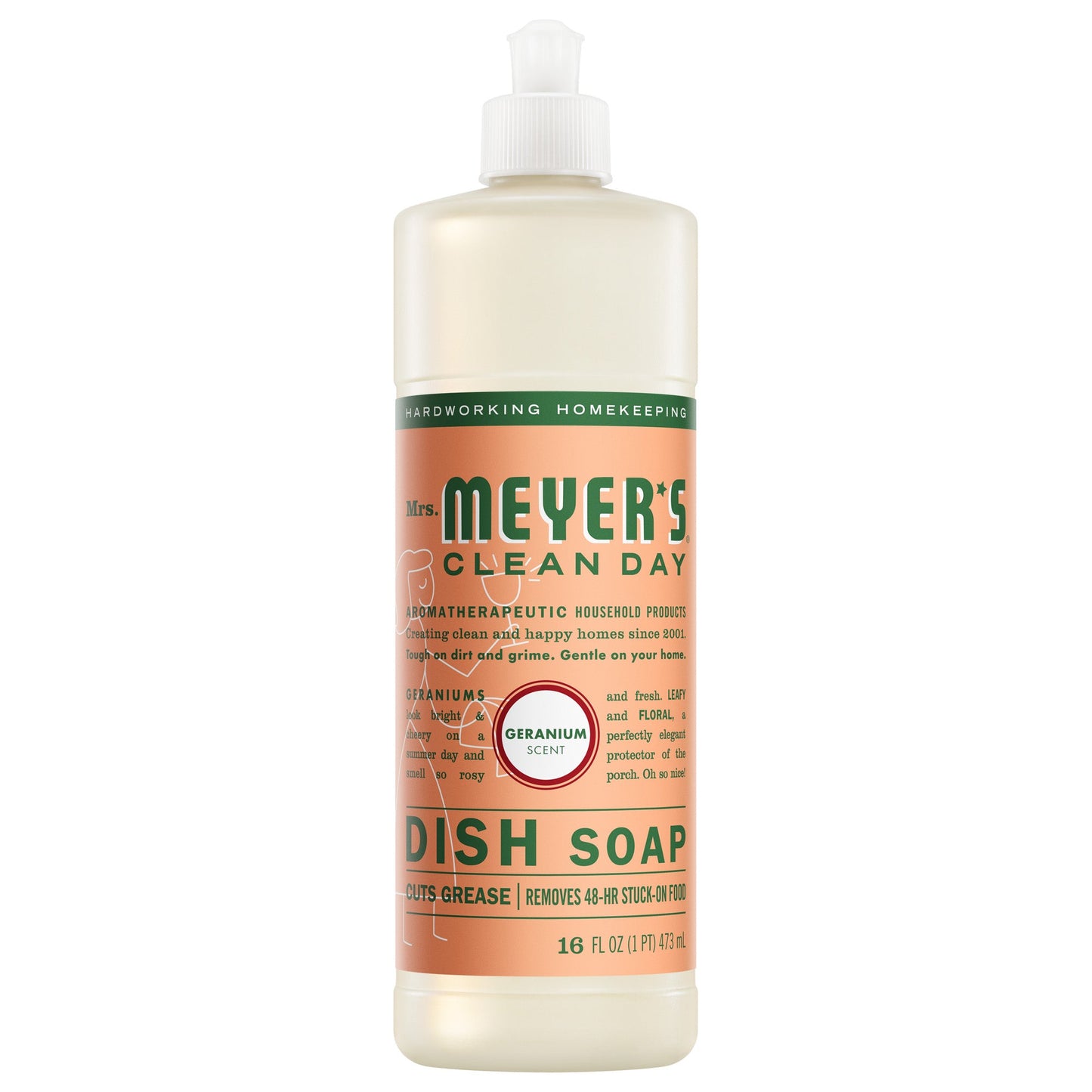 Geranium Dish Soap for Kitchen Cleanup | Mrs. Meyer's Clean Day