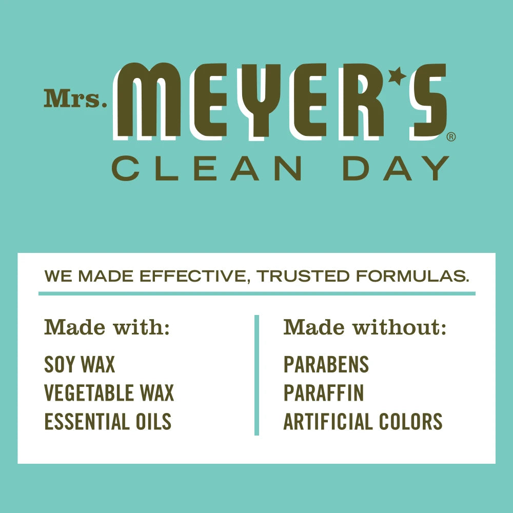 Basil Soy Candle Small Home Essential | Mrs. Meyer's Clean Day