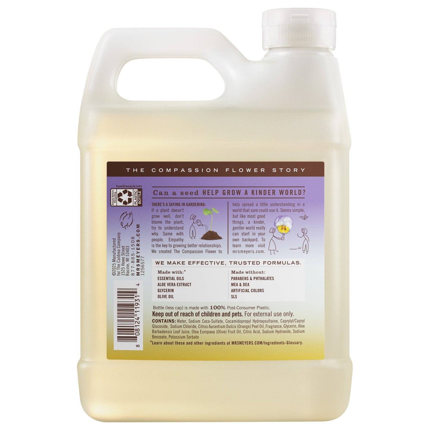 Compassion Flower Hand Care Soap Refill | Mrs. Meyer's Clean Day