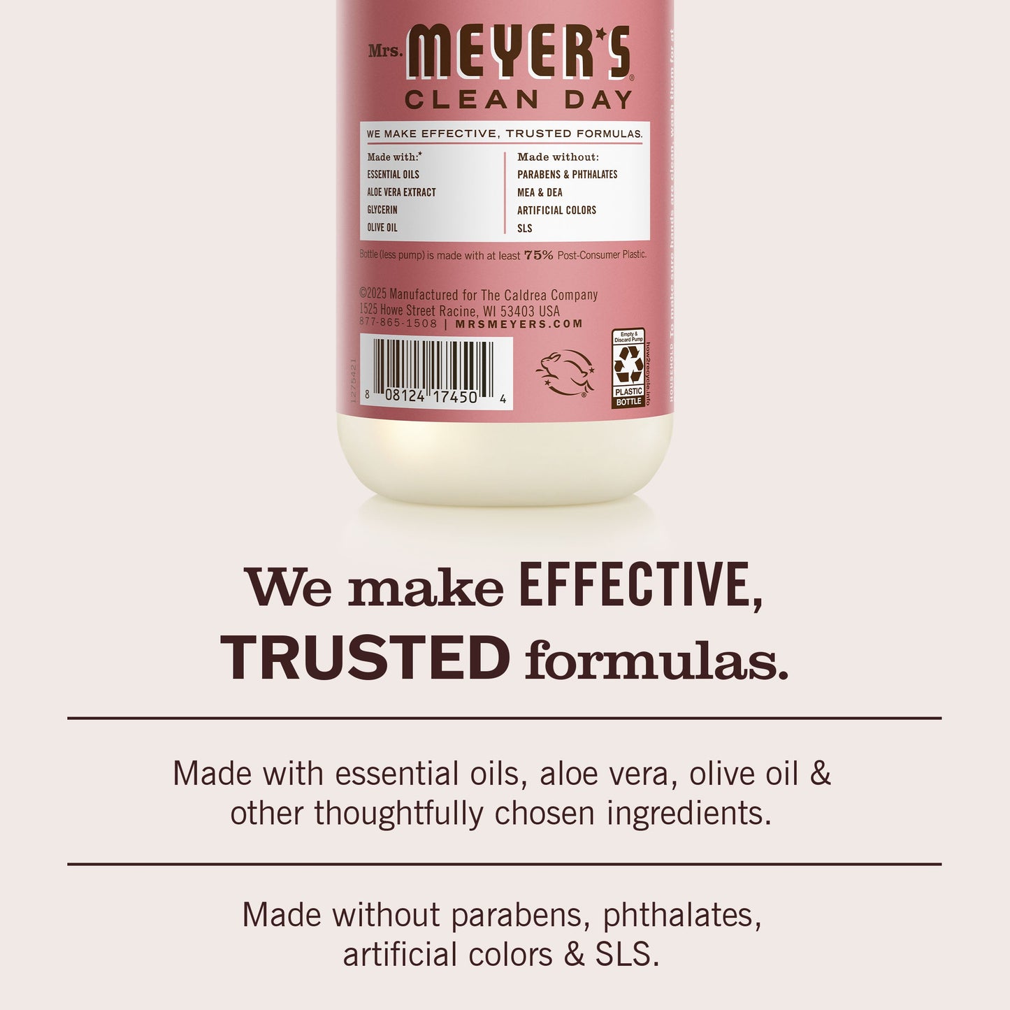 Rosemary Hand Care Soap | Mrs. Meyer's Clean Day