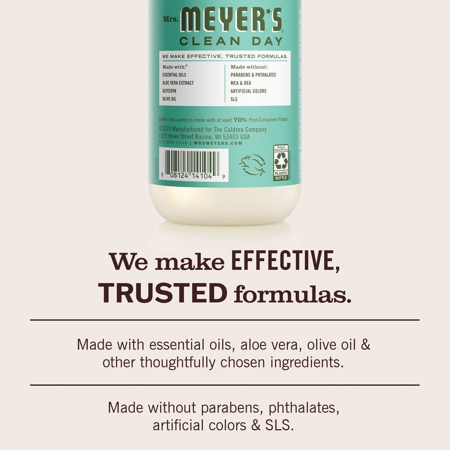 Basil Hand Care Soap | Mrs. Meyer's Clean Day