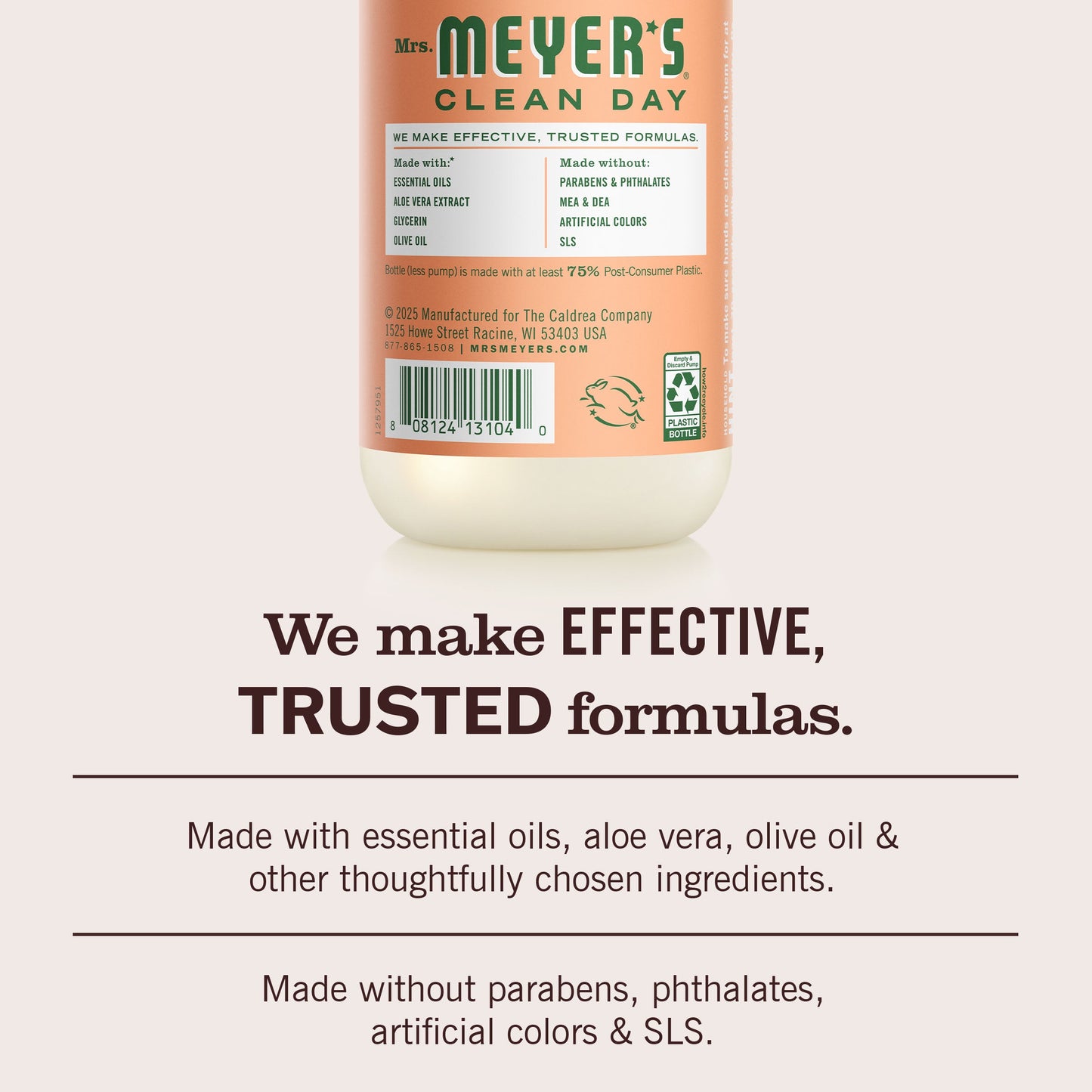 Geranium Hand Care Soap | Mrs. Meyer's Clean Day