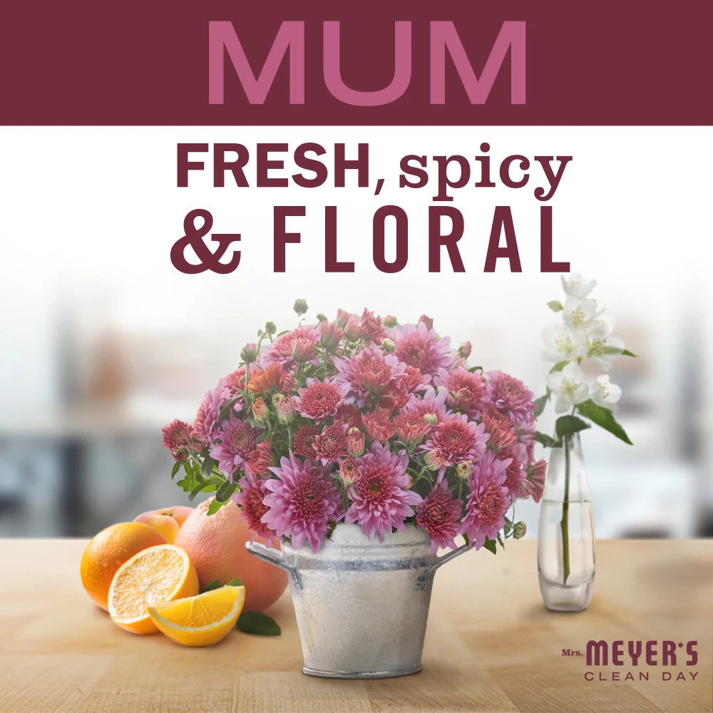 Mum Large Scented Soy Candle | Mrs. Meyer's Clean Day