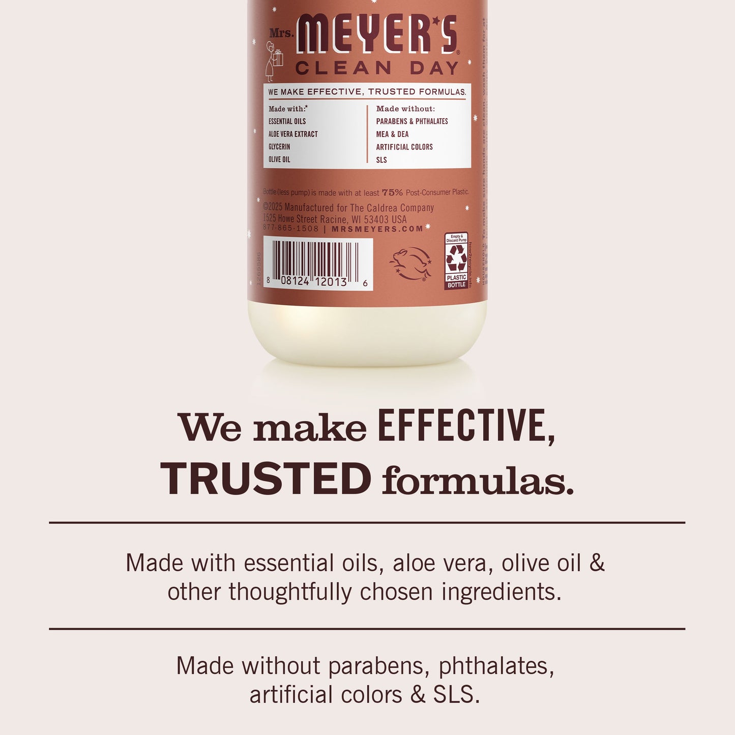 Gingerbread Hand Care Soap 3-Count Bundle | Mrs. Meyer's Clean Day