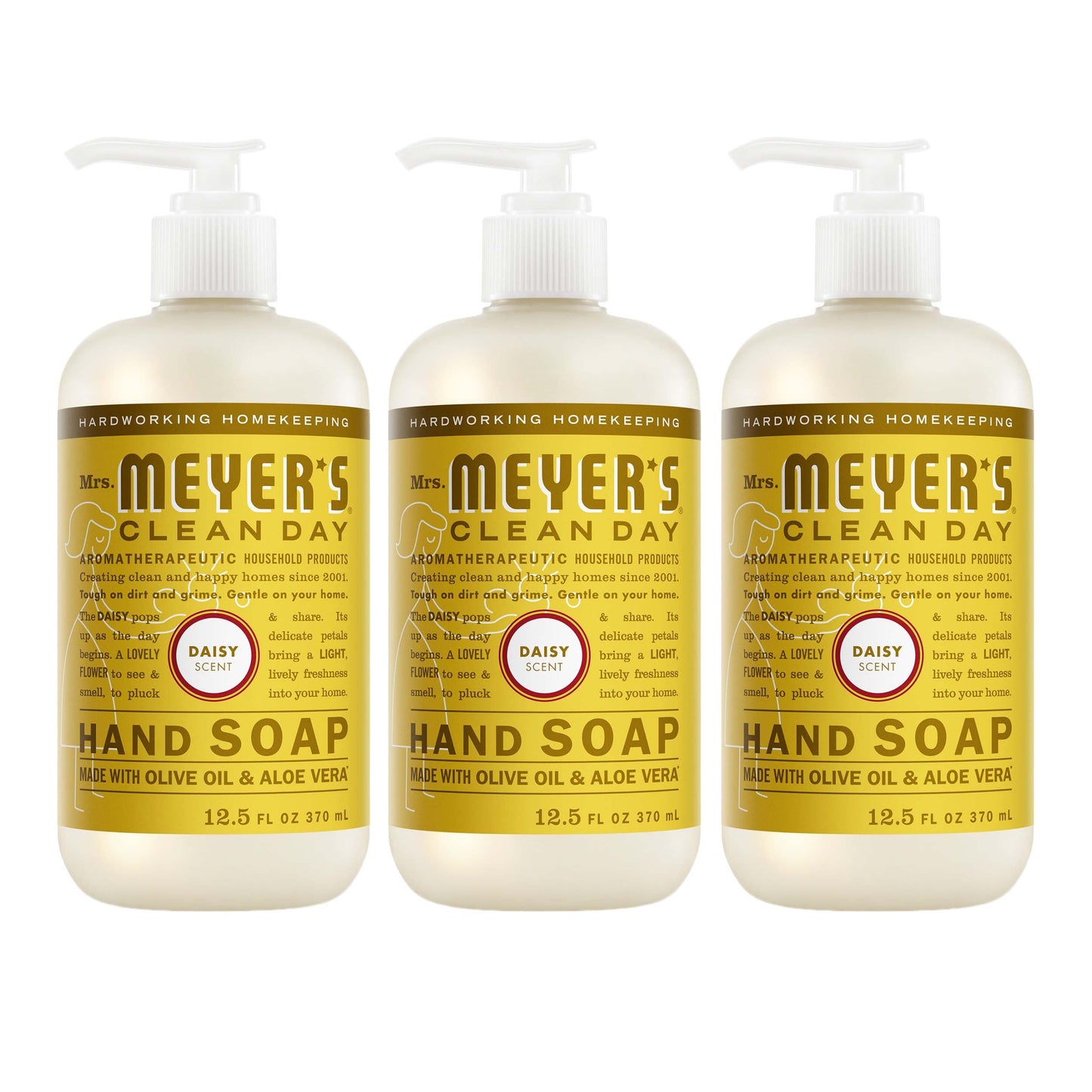 Daisy Hand Care Soap 3-Count Bundle | Mrs. Meyer's Clean Day