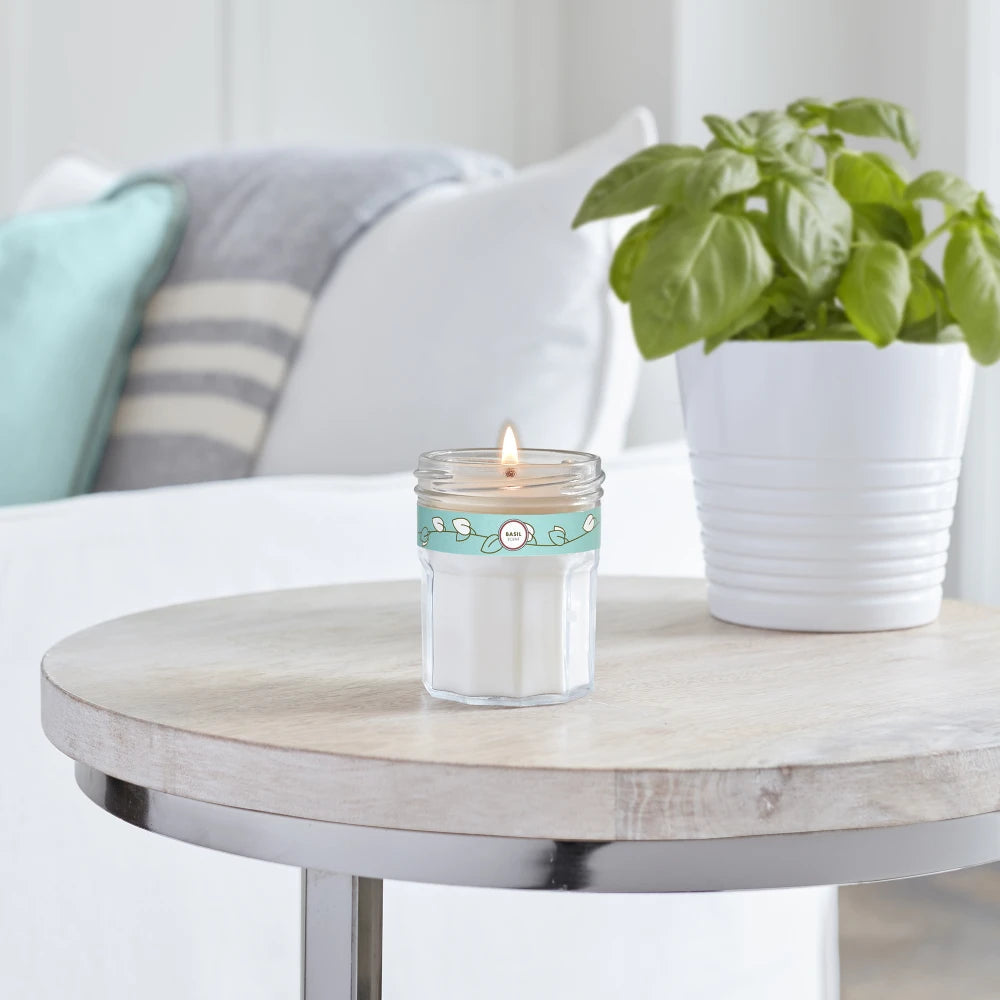 Basil Soy Candle Small Home Essential | Mrs. Meyer's Clean Day