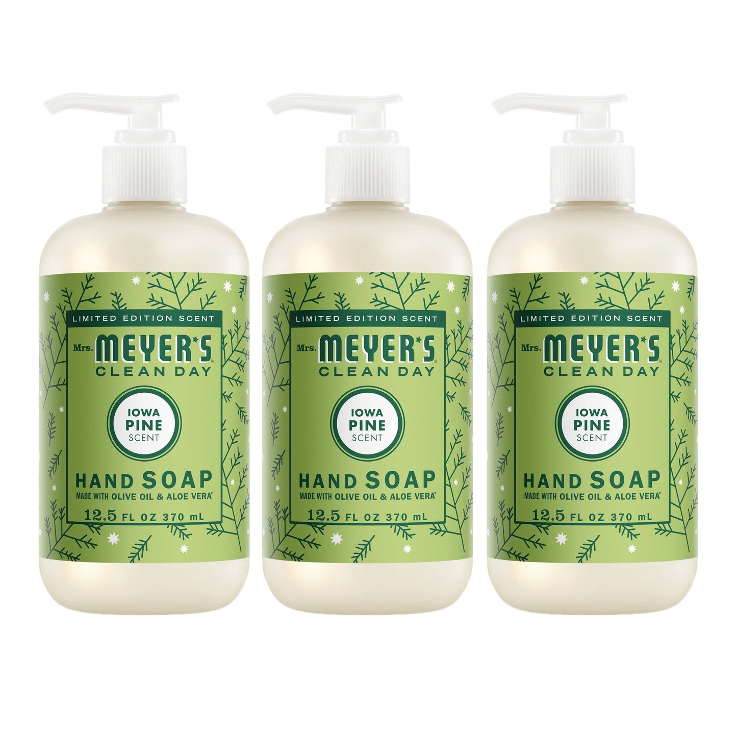 Iowa Pine Hand Care Soap 3-Count Bundle | Mrs. Meyer's Clean Day
