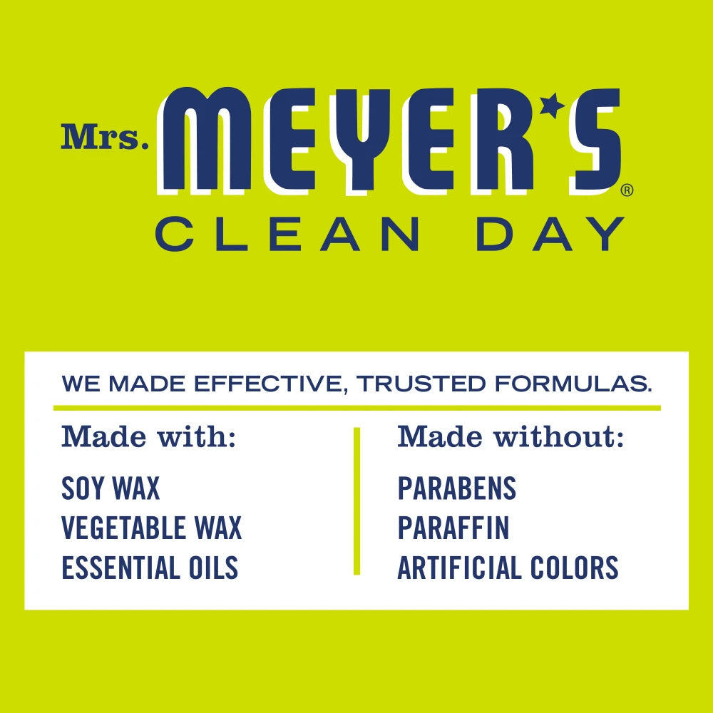 Lemon Verbena Soy Candle Small Home Essential | Mrs. Meyer's Clean Day