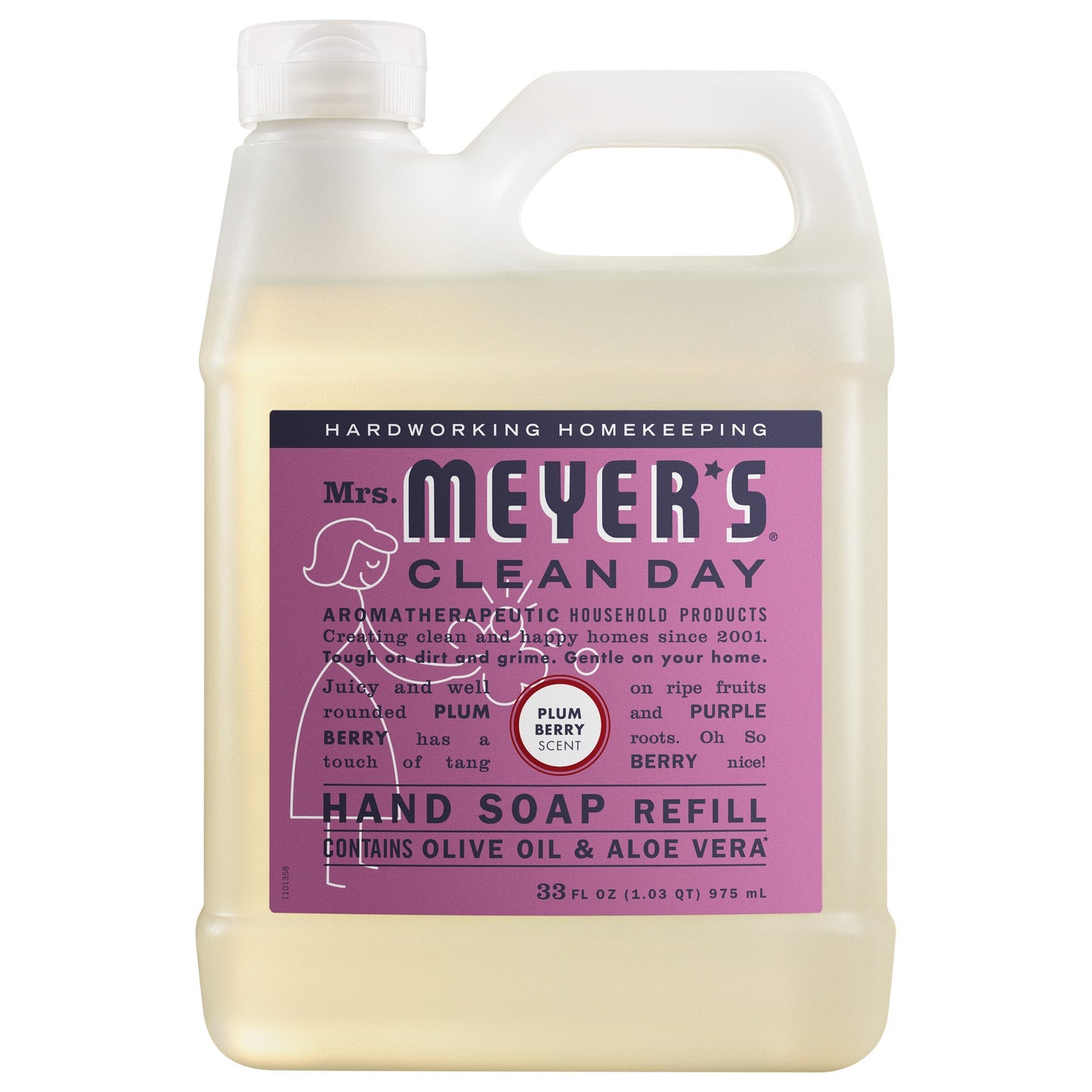 Plum Berry Hand Care Soap Refill | Mrs. Meyer's Clean Day
