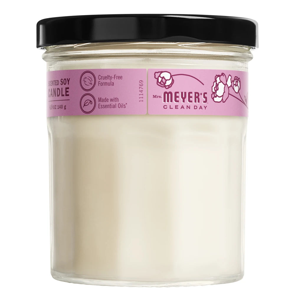 Peony Soy Candle Small Home Essential | Mrs. Meyer's Clean Day