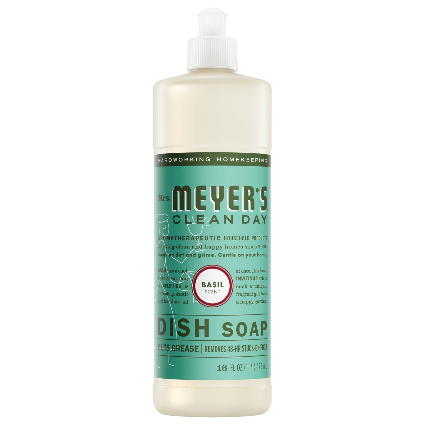Basil Dish Soap for Kitchen Cleanup | Mrs. Meyer's Clean Day