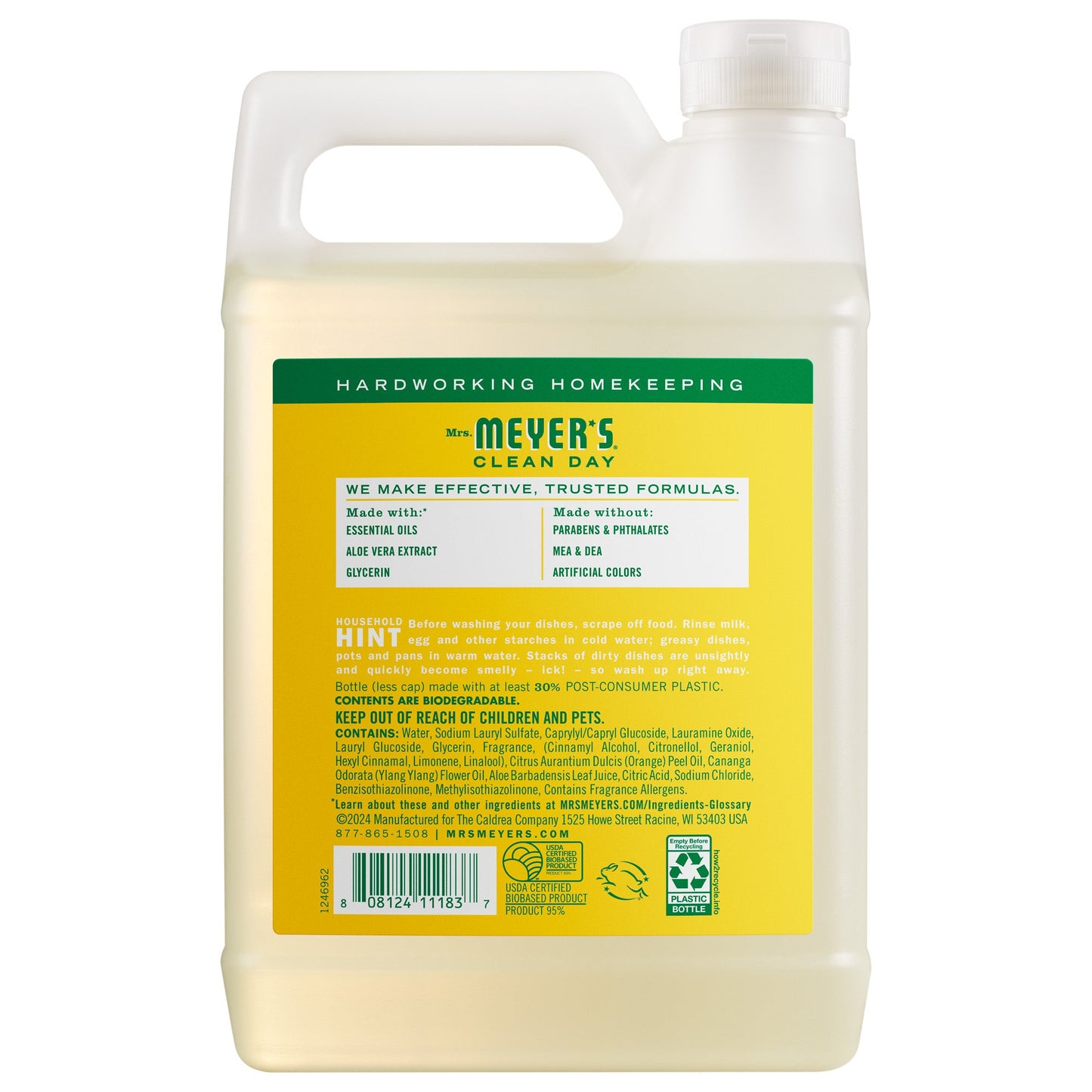Honeysuckle Dish Soap Refill Bottle | Mrs. Meyer's Clean Day