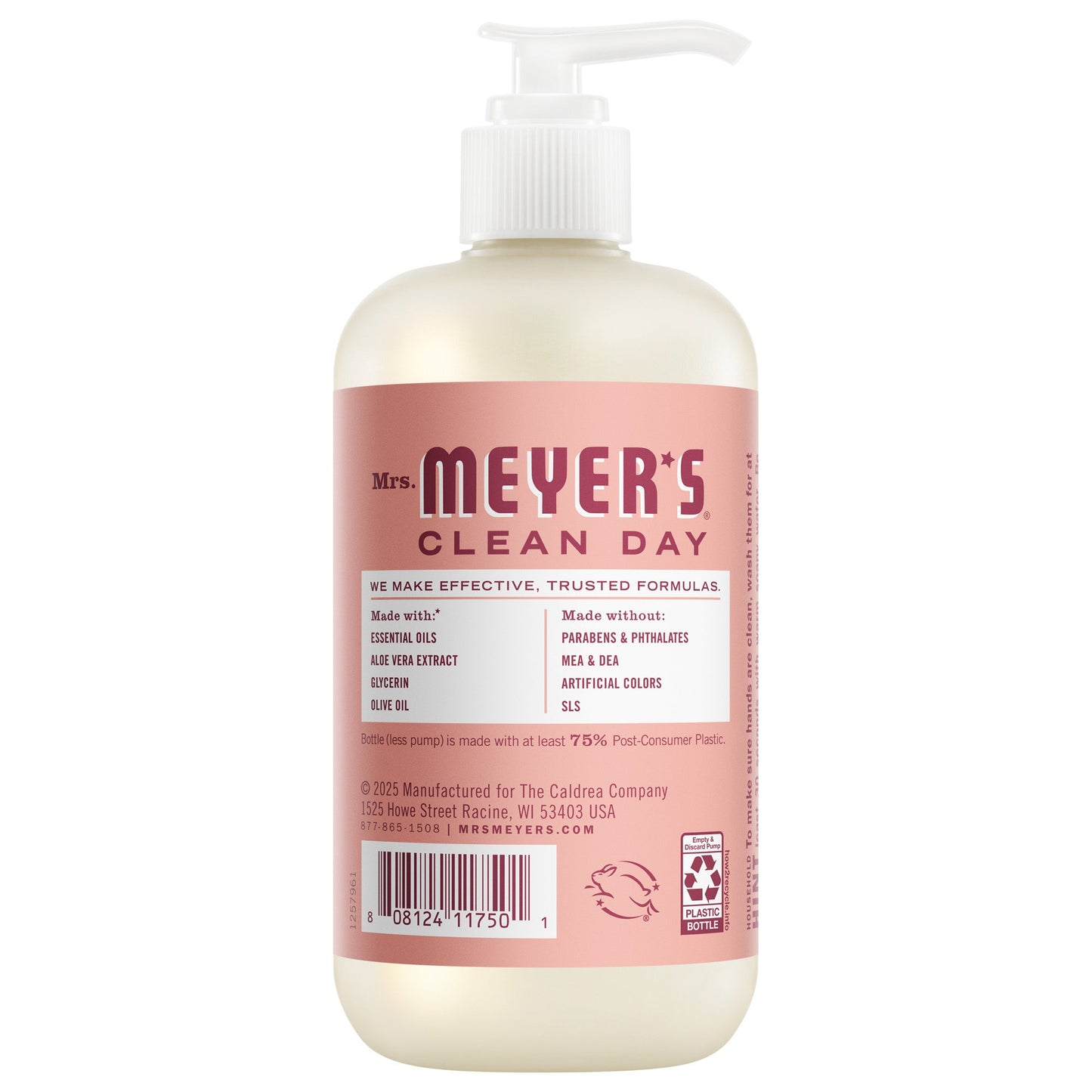 Rose Hand Care Soap | Mrs. Meyer's Clean Day