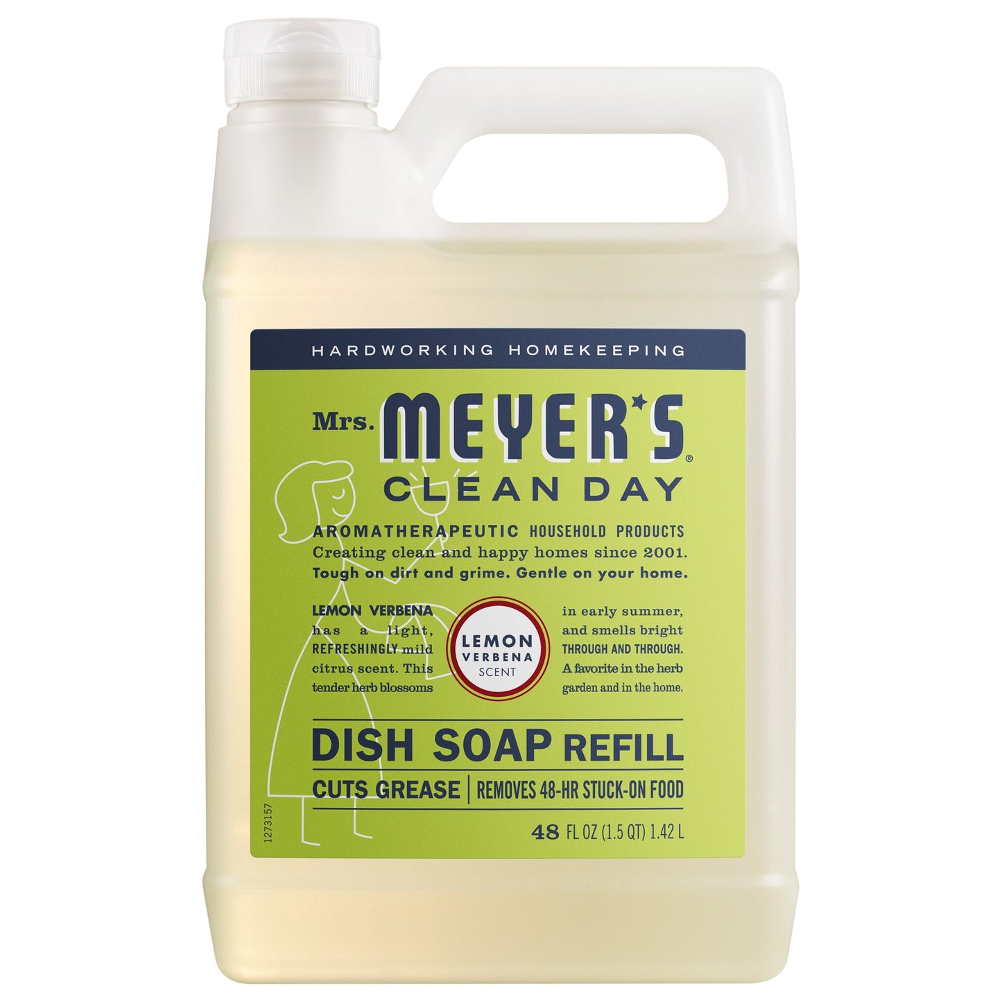 Lemon Verbena Dish Soap Refill Bottle | Mrs. Meyer's Clean Day