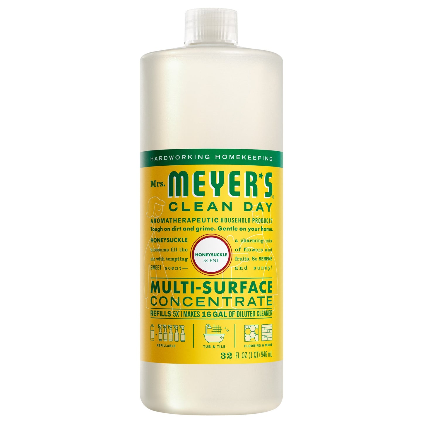 Honeysuckle Multi-Surface Concentrate Home Care | Mrs. Meyer's Clean Day