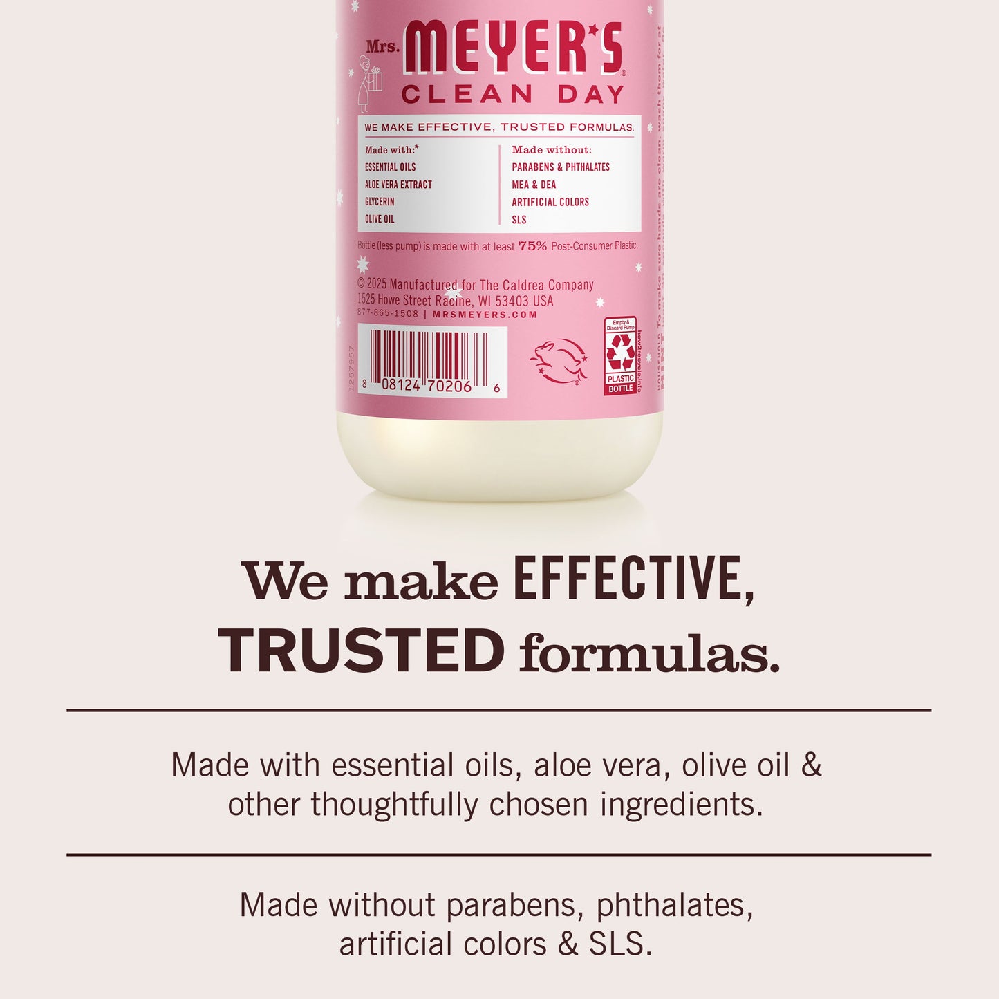 Peppermint Hand Care Soap 3-Count Bundle | Mrs. Meyer's Clean Day